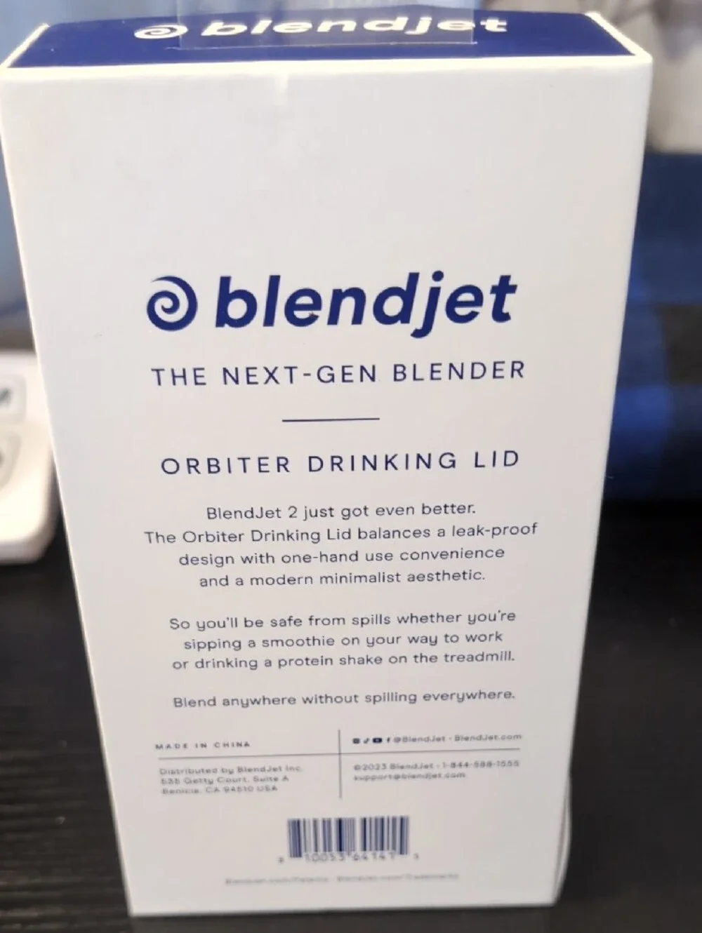 BlendJet Orbiter Drinking Lid — Clear Replacement Lid